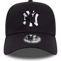 epci-curbata-bleumarin-snapback-a-frame-team-camo-infill-de-new-york-yankees-mlb-de-new-era