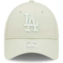 cap-curbata-green-adjustable-strap-claro-claro-9forty-league-essential-de-los-angeles-dodgers-mlb-de-new-era