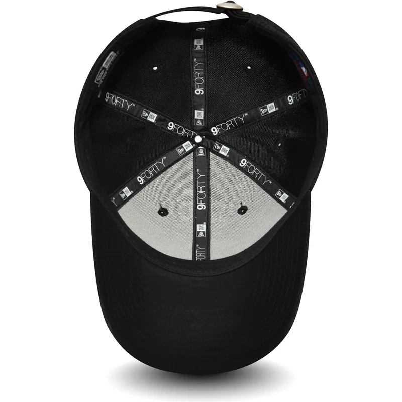 cappellino-con-visiera-curva-nero-regolabile-con-logo-nero-9forty-diamond-era-di-new-york-yankees-mlb-di-new-era