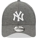 verstellbare-graue-9forty-jersey-cap-der-new-york-yankees-mlb-von-new-era