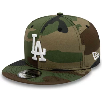 New Era Flat Brim 9FIFTY Team Los Angeles Dodgers MLB Camouflage Snapback Cap