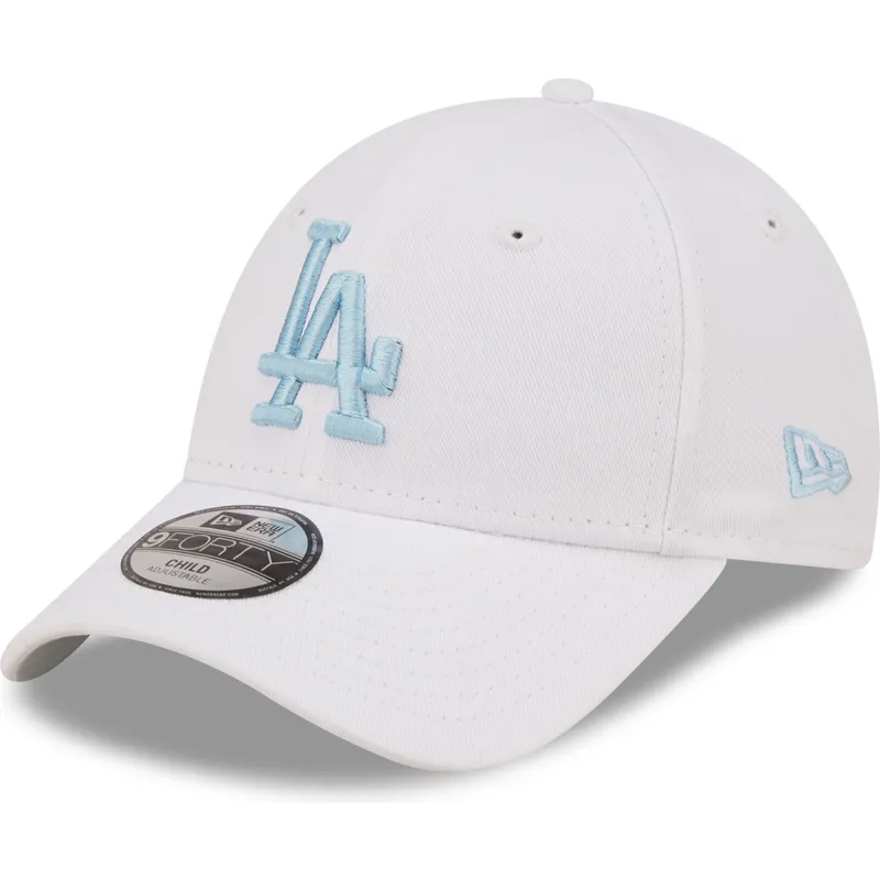 epci-curbata-alb-reglabila-pentru-copii-9forty-league-essential-de-los-angeles-dodgers-mlb-de-new-era