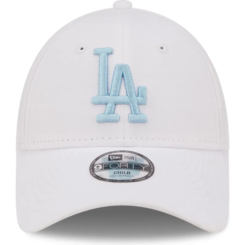 epci-curbata-alb-reglabila-pentru-copii-9forty-league-essential-de-los-angeles-dodgers-mlb-de-new-era