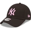 epci-curbata-negru-reglabila-pentru-copii-rosa-9forty-league-essential-de-new-york-yankees-mlb-de-new-era