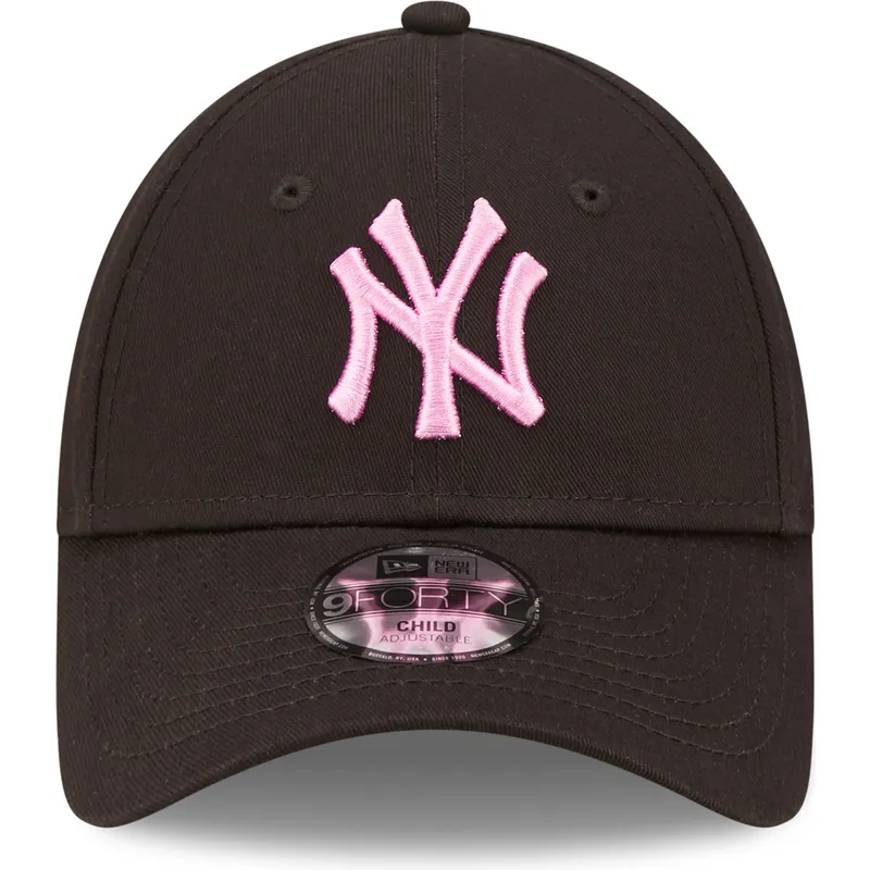 epci-curbata-negru-reglabila-pentru-copii-rosa-9forty-league-essential-de-new-york-yankees-mlb-de-new-era