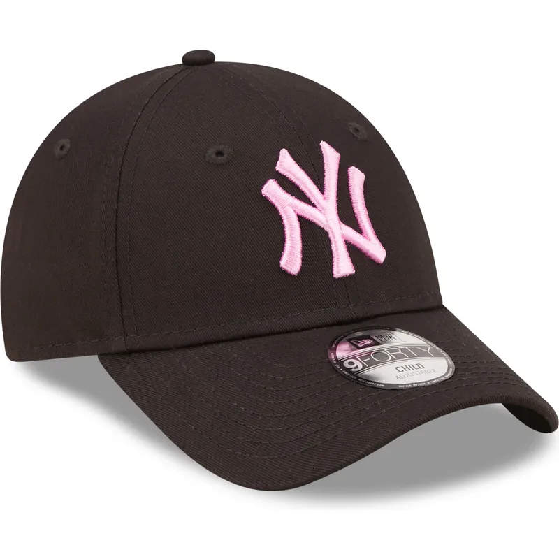 epci-curbata-negru-reglabila-pentru-copii-rosa-9forty-league-essential-de-new-york-yankees-mlb-de-new-era