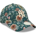 epci-curbata-verzior-reglabila-9forty-all-over-print-floral-de-new-york-yankees-mlb-de-new-era