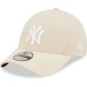 beige-justerbar-bojd-skarmkeps-9forty-linen-new-york-yankees-mlb-fran-new-era