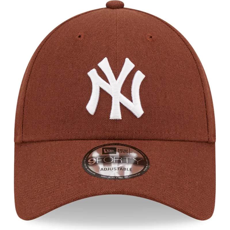 epci-curbata-maro-banda-reglabila-9forty-linen-de-new-york-yankees-mlb-de-new-era
