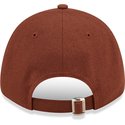 new-era-curved-brim-9forty-linen-new-york-yankees-mlb-brown-adjustable-cap