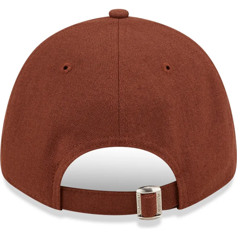 epci-curbata-maro-banda-reglabila-9forty-linen-de-new-york-yankees-mlb-de-new-era