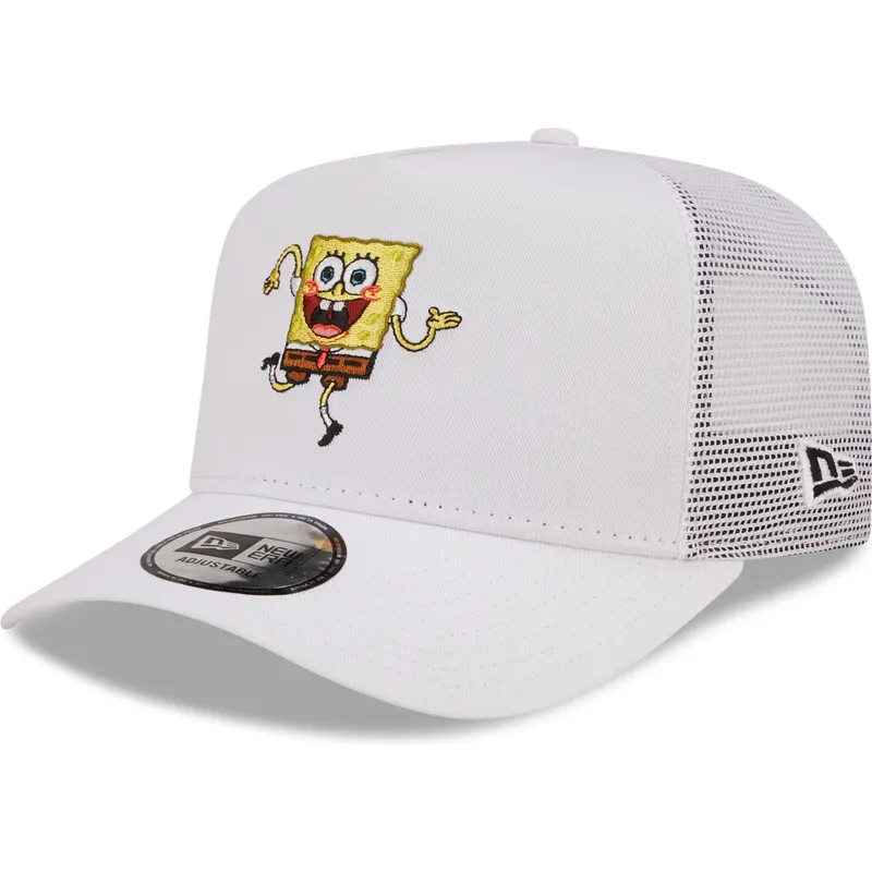 epci-curbata-camionagiu-alb-snapback-a-frame-de-bob-esponja-de-new-era