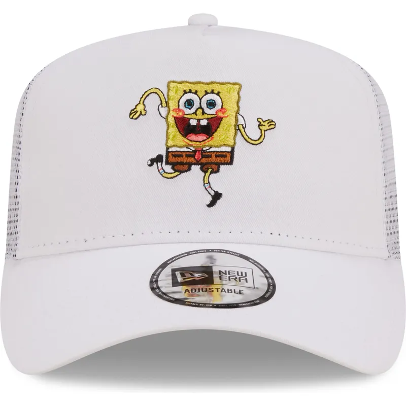 epci-curbata-camionagiu-alb-snapback-a-frame-de-bob-esponja-de-new-era