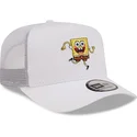epci-curbata-alb-snapback-a-frame-de-spongebob-de-new-era