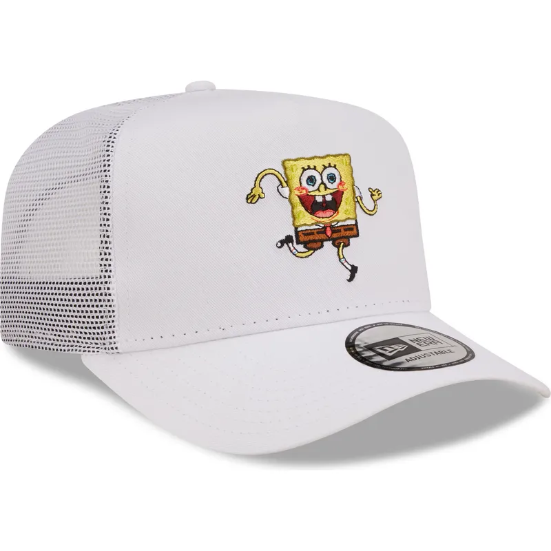 epci-curbata-alb-snapback-a-frame-de-spongebob-de-new-era