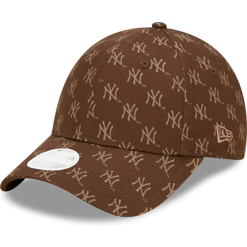 epci-curbata-maro-reglabila-9forty-monogram-de-new-york-yankees-mlb-de-new-era