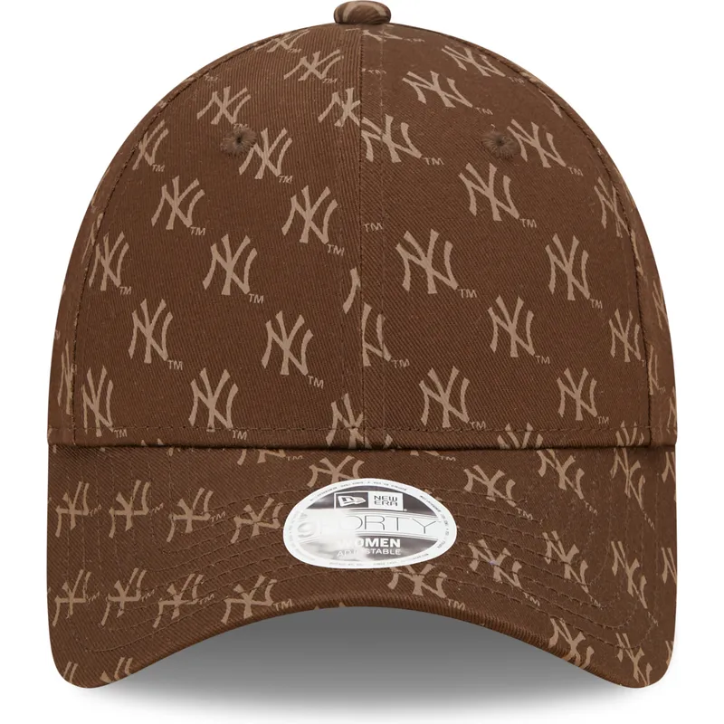 epci-curbata-maro-reglabila-9forty-monogram-de-new-york-yankees-mlb-de-new-era