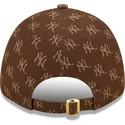epci-curbata-maro-reglabila-9forty-monogram-de-new-york-yankees-mlb-de-new-era