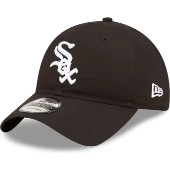 New Era Curved Brim 9TWENTY League Essential Chicago White Sox MLB Black Adjustable Cap