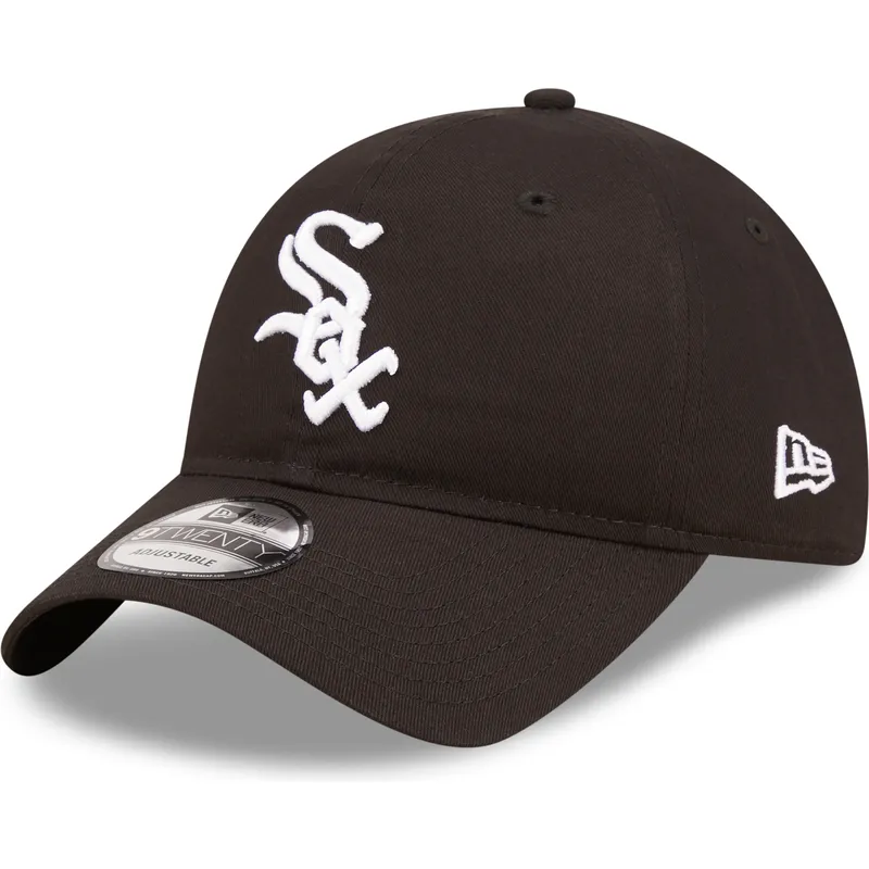 svart-bojd-justerbar-keps-9twenty-league-essential-fran-chicago-white-sox-mlb-av-new-era