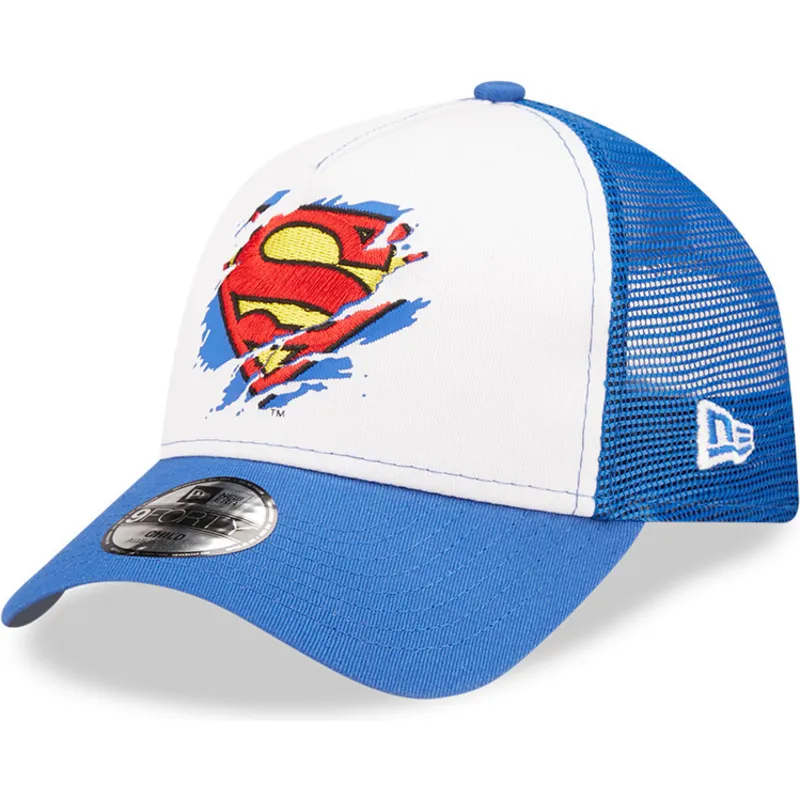 epci-curbata-albastru-snapback-pentru-copii-a-frame-de-superman-dc-comics-de-new-era