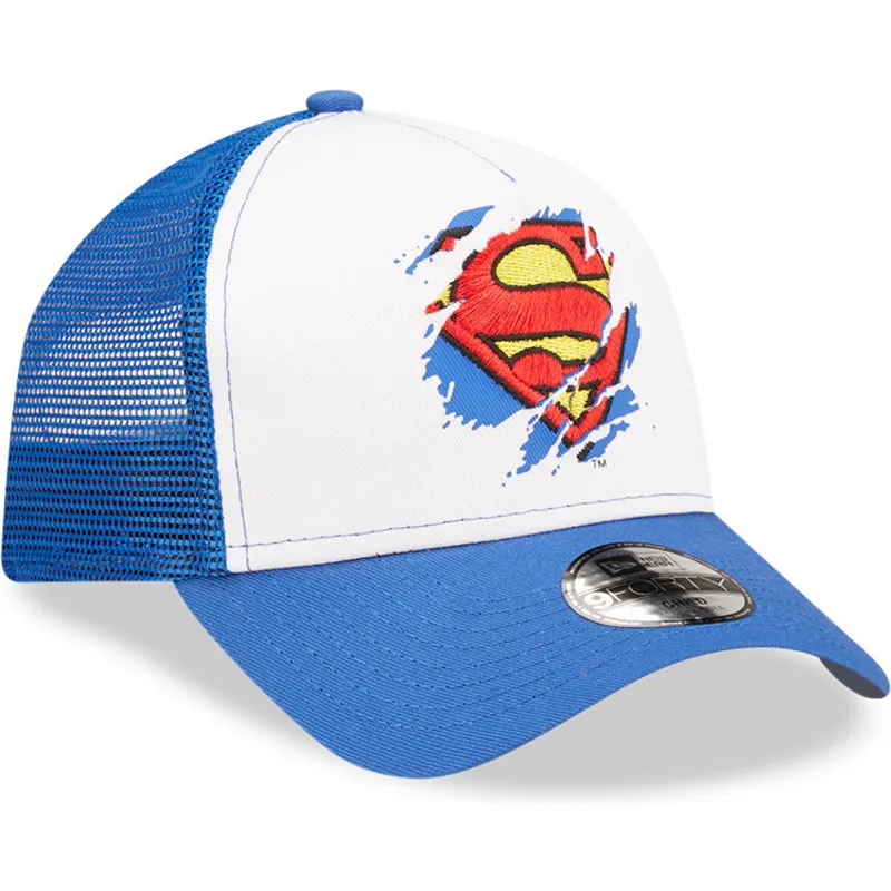 epci-curbata-albastru-snapback-pentru-copii-a-frame-de-superman-dc-comics-de-new-era