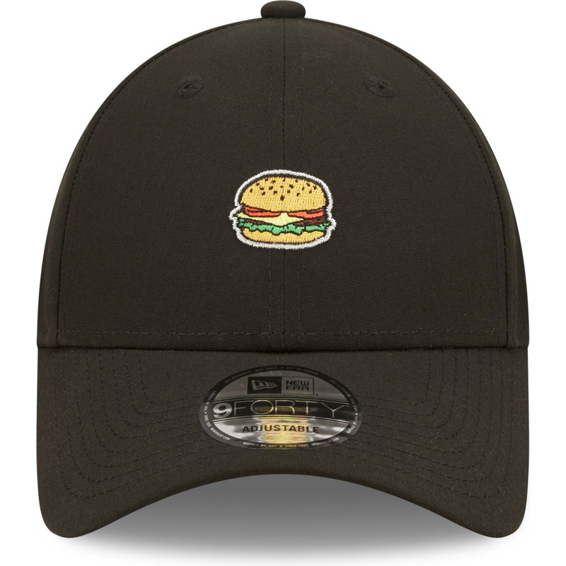 new-era-curved-brim-good-burger-good-life-9forty-food-icon-black-adjustable-cap