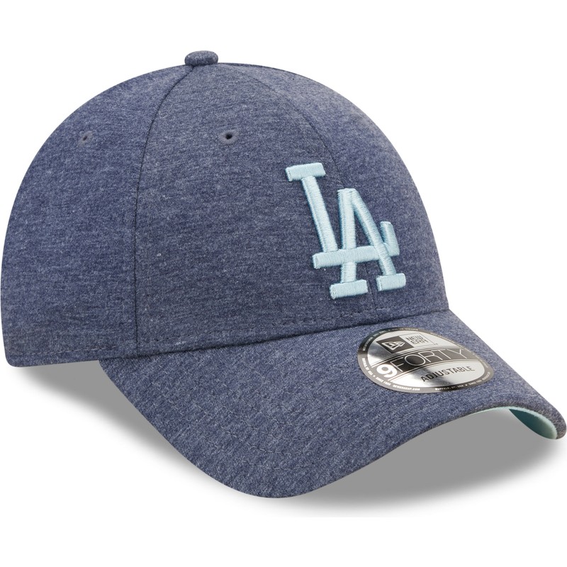 new-era-curved-brim-blue-logo-9forty-jersey-essential-los-angeles-dodgers-mlb-navy-blue-adjustable-cap