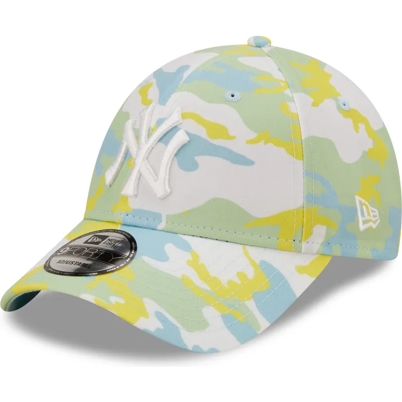 cap-curbata-green-adjustable-strap-9forty-all-over-print-seasonal-de-new-york-yankees-mlb-de-new-era cap-curbata-green-adjustable-strap-9forty-all-over-print-seasonal-de-new-york-yankees-mlb-de-new-era