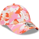 epci-curbata-roz-reglabila-9forty-all-over-print-seasonal-de-new-york-yankees-mlb-de-new-era
