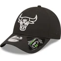 chicago-bulls-nba-new-era-9forty-repreve-monochrom-justerbar-svart-bojd-keps