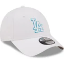 epci-curbata-alb-reglabila-9forty-neon-outline-de-los-angeles-dodgers-mlb-de-new-era