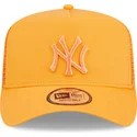 epci-curbata-portocaliu-snapback-a-frame-tonal-mesh-de-new-york-yankees-mlb-de-new-era