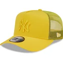 epci-curbata-galben-snapback-a-frame-tonal-mesh-de-new-york-yankees-mlb-de-new-era