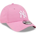 epci-curbata-roz-reglabila-9forty-league-essential-de-new-york-yankees-mlb-de-new-era