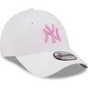 epci-curbata-alb-reglabila-rosa-9forty-league-essential-de-new-york-yankees-mlb-de-new-era