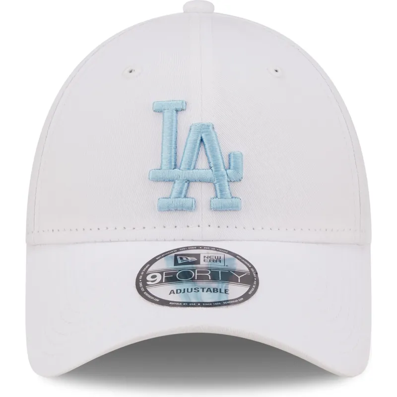 epci-curbata-alb-reglabila-9forty-league-essential-de-los-angeles-dodgers-mlb-de-new-era