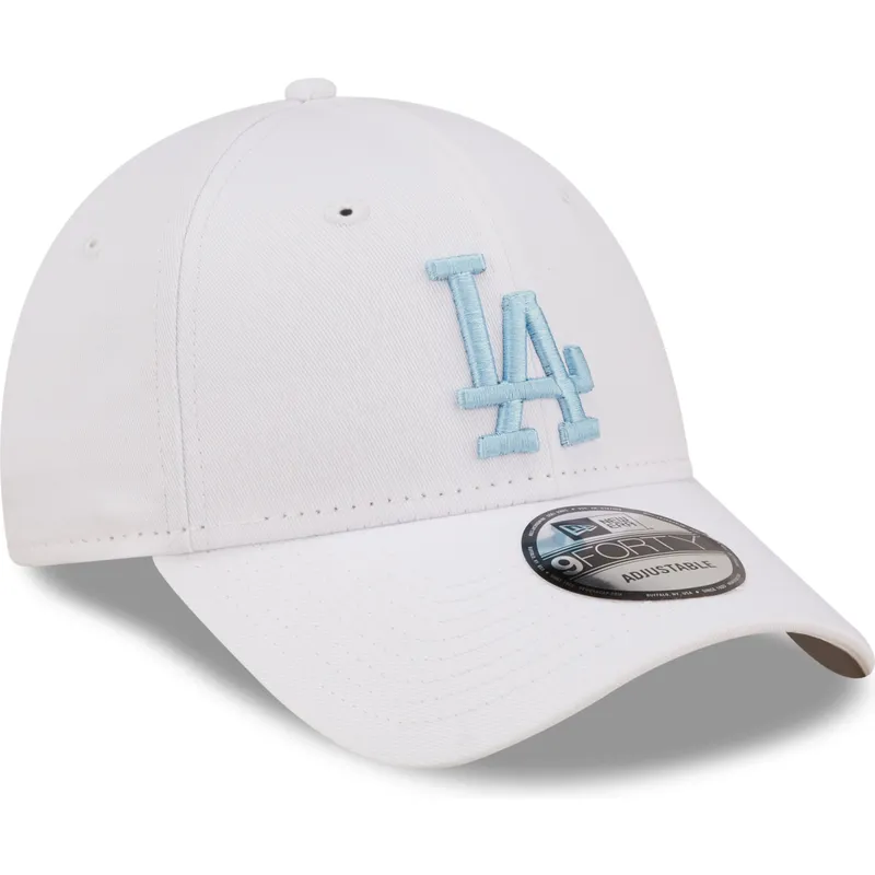 epci-curbata-alb-reglabila-9forty-league-essential-de-los-angeles-dodgers-mlb-de-new-era