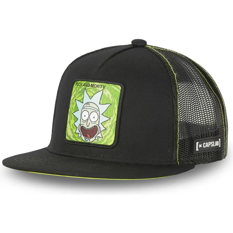 epci-plata-negru-snapback-casf-ri1-rick-sanchez-rick-i-morty-de-capslab