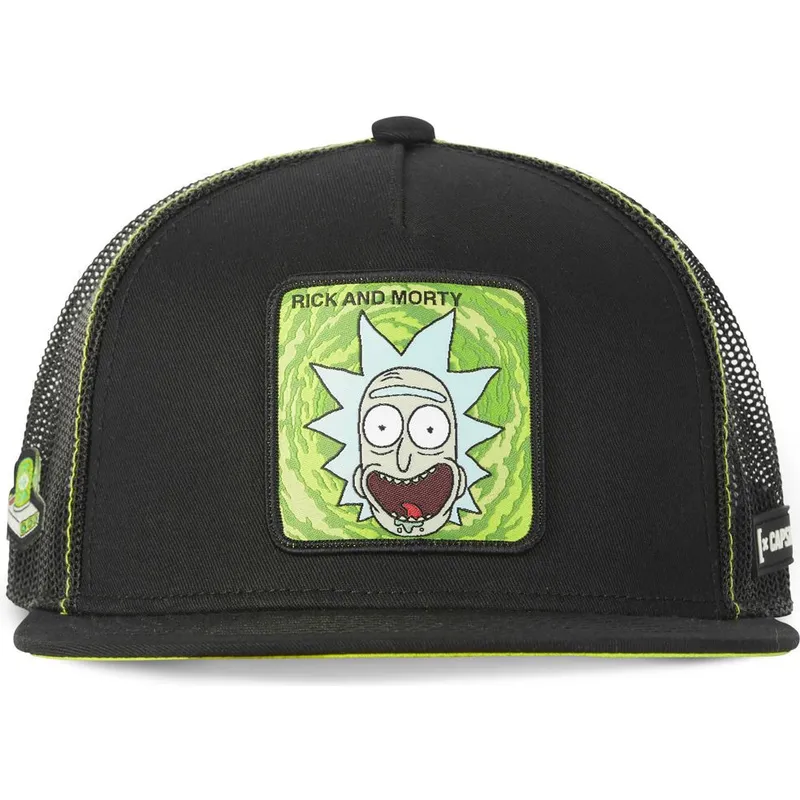 epci-plata-negru-snapback-casf-ri1-rick-sanchez-rick-i-morty-de-capslab
