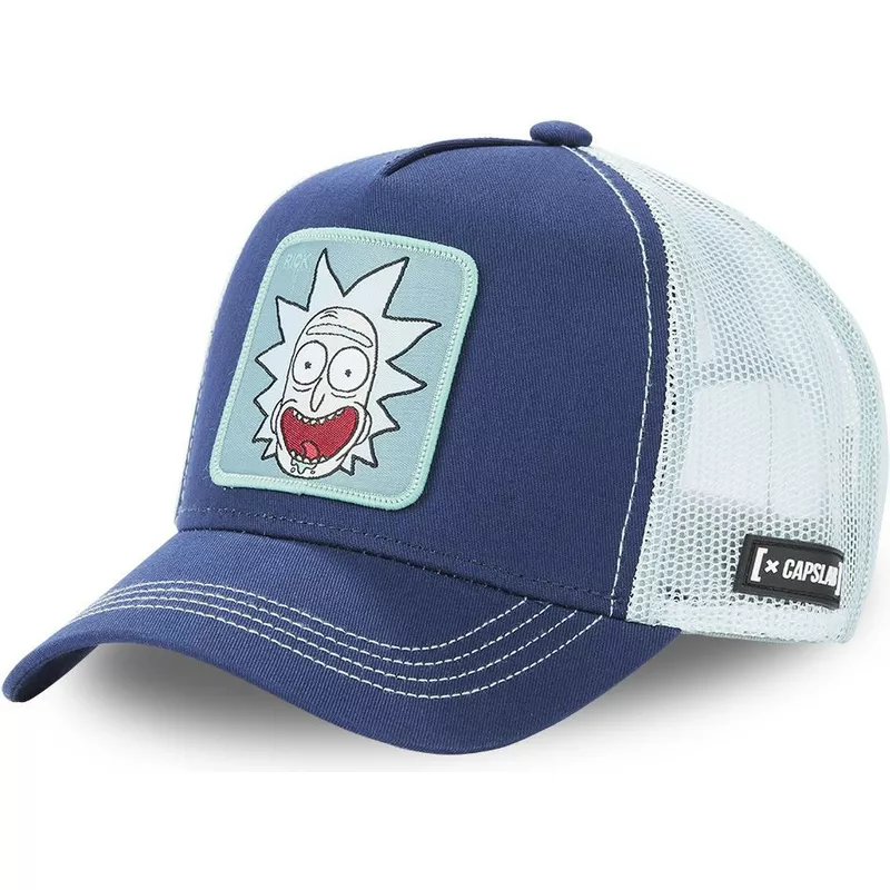 capslab-rick-sanchez-rem-san2-rick-and-morty-blue-trucker-hat