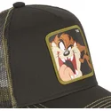 epci-curbata-maro-snapback-diavolul-tasmanian-looney-tunes-de-capslab