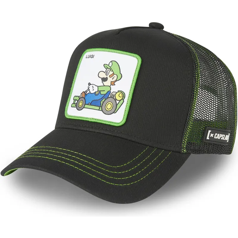 epci-curbata-negru-snapback-kart-lui1-bros-luigi-super-mario-bros-de-capslab