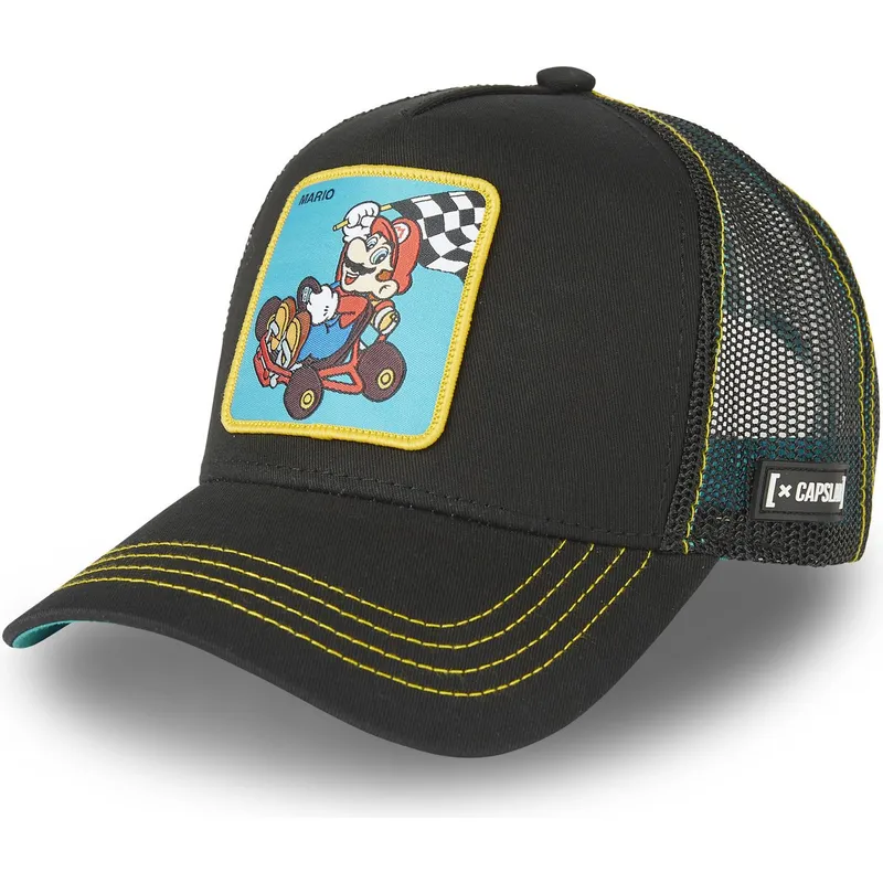 epci-curbata-negru-snapback-kart-vic1-bros-mario-super-mario-bros-de-capslab