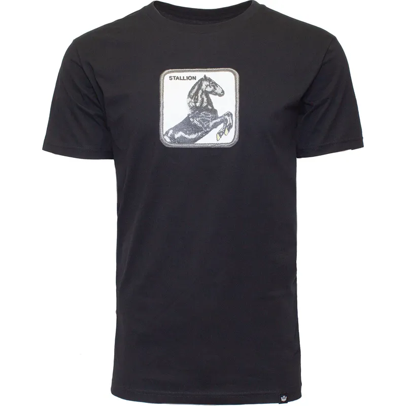 tricouri-maneca-scurta-negru-stallion-stud-the-farm-de-goorin-bros
