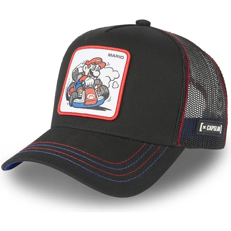 czarna-czapka-trucker-mario-kart-dri1-super-mario-bros-od-capslab