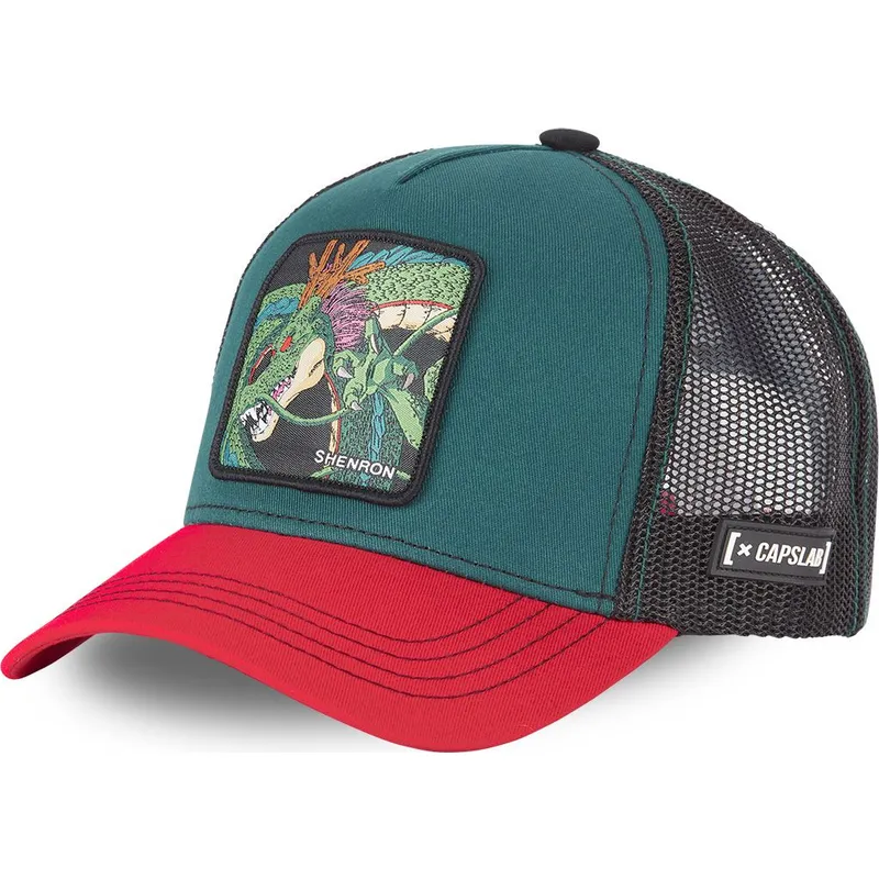 capslab-dragon-ball-shenron-she2-blaue-und-rote-trucker-kappe