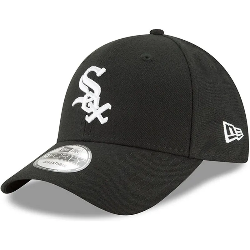 cappellino-curvo-nero-regolabile-9forty-the-league-di-chicago-white-sox-mlb-di-new-era
