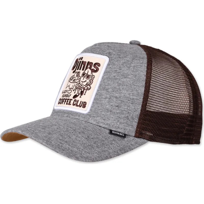 epci-curbata-gri-snapback-lazy-sunday-coffee-club-hft-de-djinns