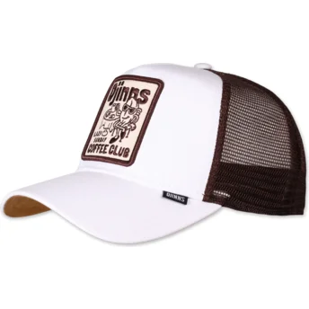 Șepci curbată camionagiu alb snapback de Djinns